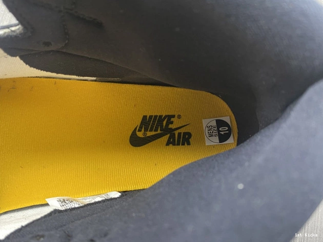 Yellow 1 Air 555088-711 High Toe OG Jordan 0822